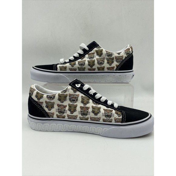 Vans Old Skool Jaguar Shoes Men's Size 4 Women's Size 5.5 Black White - Picture 2 of 7